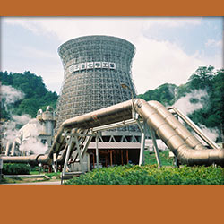 A geothermal power plant